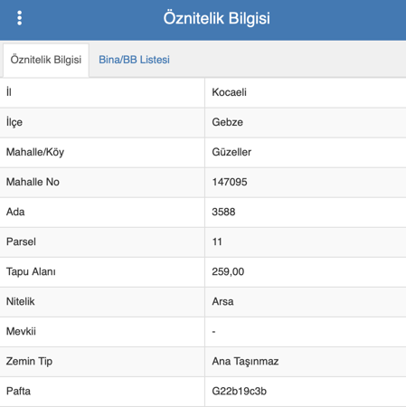 KOCAELİ GEBZE'DE 86 M2 KONUT İMARLI SATILIK HİSSELİ ARSA